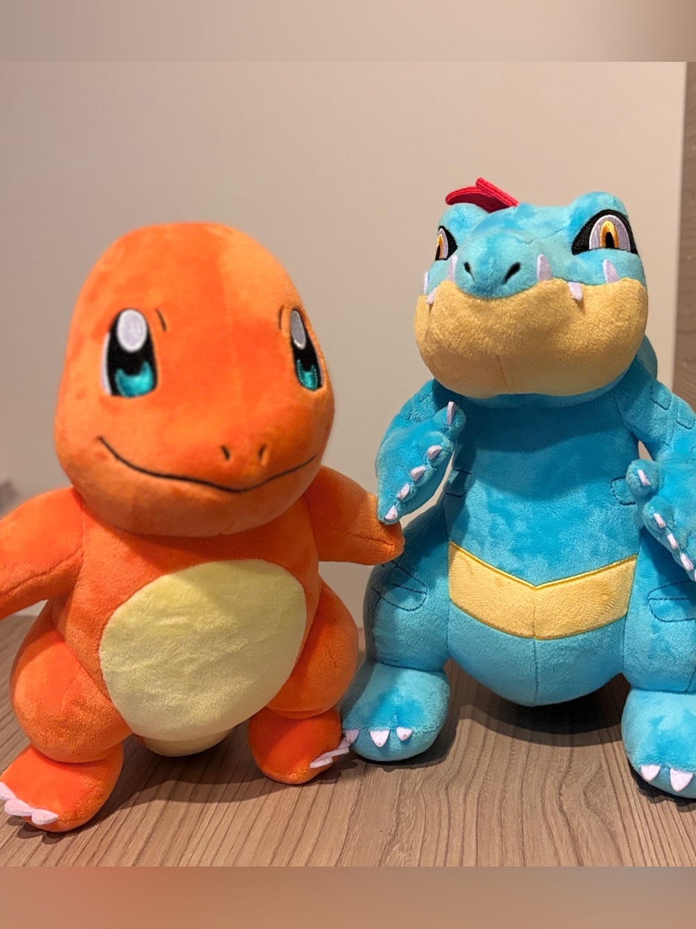 Nintendo Pokémon Charmander & Pokémon Official Feraligatr plush 3rd Round